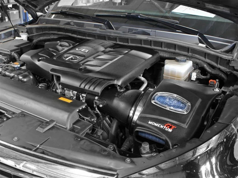 aFe MagnumFORCE Intakes Pro 5 R 13-15 Nissan Patrol V8 5.6L - Side View