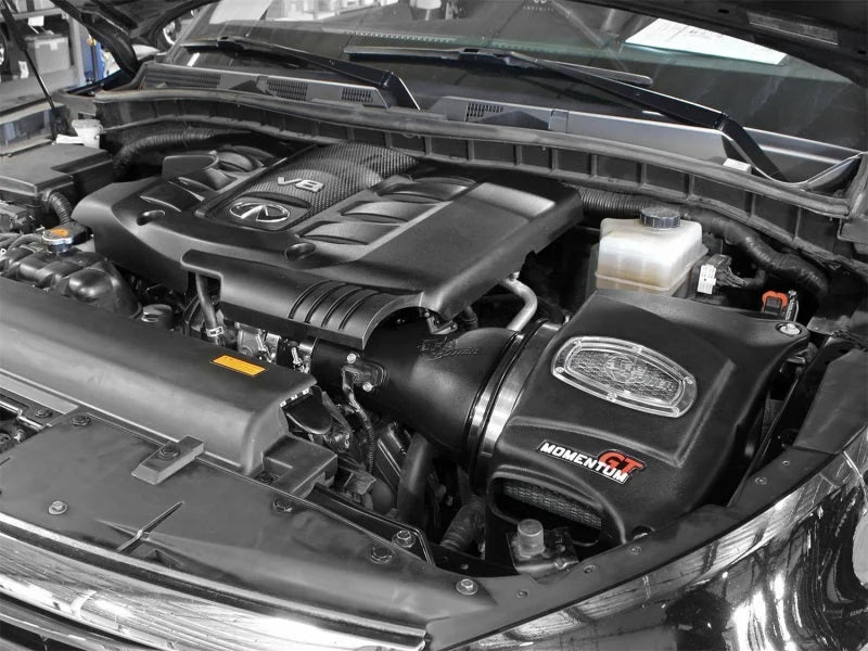 aFe MagnumFORCE Intakes Pro Dry S 13-15 Nissan Patrol V8 5.6L - Side View