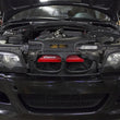 Load image into Gallery viewer, aFe MagnumFORCE Intakes Scoops AIS BMW 3-Series/ M3 (E46) 01-06 L6 - Matte Red - Side View