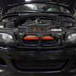 Load image into Gallery viewer, aFe MagnumFORCE Intakes Scoops AIS BMW 3-Series/ M3 (E46) 01-06 L6 - Orange - Back View