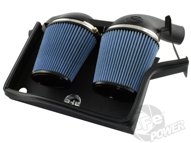 aFe MagnumFORCE Intakes Stage-2 P5R AIS P5R BMW 335i (N54) 07-11L6-3.0L/Z4 35i 09-15 (tt) - Back View