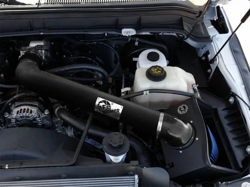aFe MagnumFORCE Intakes Stage-2 P5R AIS P5R; Ford F-250/350 11-12 V8-6.2L (blk) - Side View