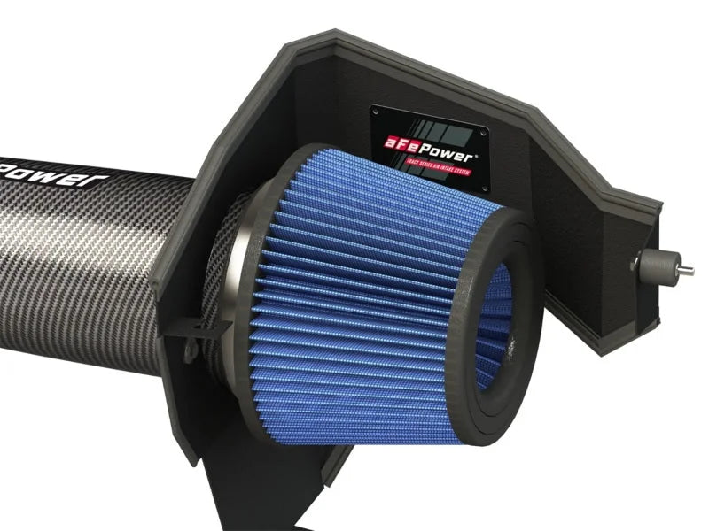 aFe MagnumFORCE Intakes Stage-2 P5R Carbon Fiber AIS 11-17 Dodge Challenger/Charger V8-5.7L Hemi - Installation View