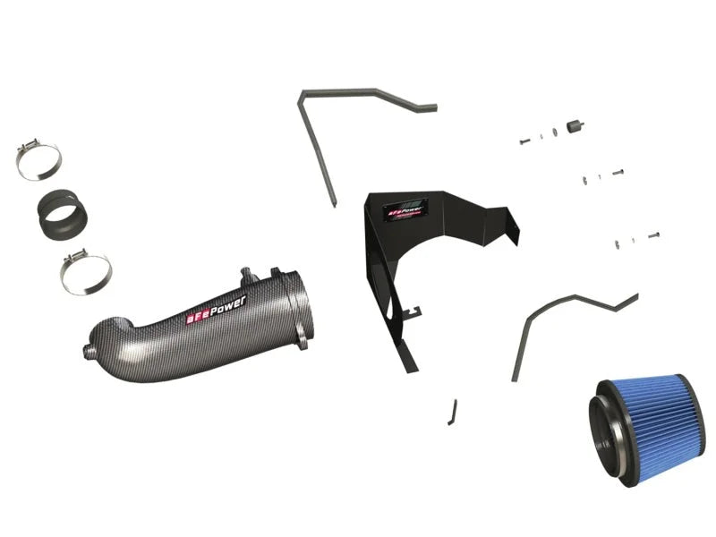 aFe MagnumFORCE Intakes Stage-2 P5R Carbon Fiber AIS 11-17 Dodge Challenger/Charger V8-5.7L Hemi - Additional View 8