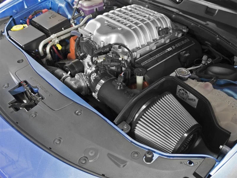 aFe MagnumFORCE Intakes Stage-2 PDS AIS 15-16 Dodge Challenger SRT Hellcat 6.2L V8 (sc) - Side View