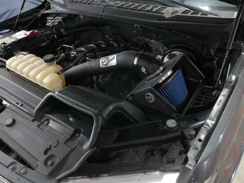 aFe MagnumFORCE Intakes Stage-2 Pro 5R 2015 Ford F-150 5.0L V8 - Side View