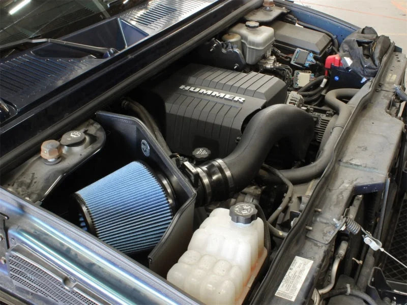 aFe MagnumFORCE Intakes Stage-2 Pro 5R Air Intake System Hummer H2 03-09 V8-6.0L - Side View