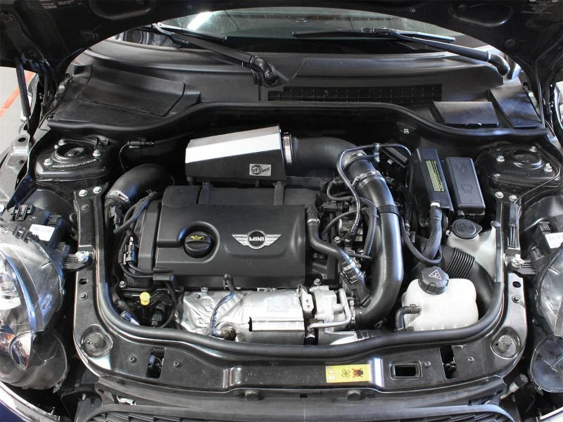 aFe MagnumFORCE Intakes Stage-2 Pro Dry S 10-15 Mini Cooper Countryman S 1.6L (T) - Side View
