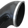 Load image into Gallery viewer, aFe MagnumFORCE Intakes Torque Booster Tube BMW M3 (E46) 01-07 L6-3.2L Black Upgrade 51/54-10461 - Back View