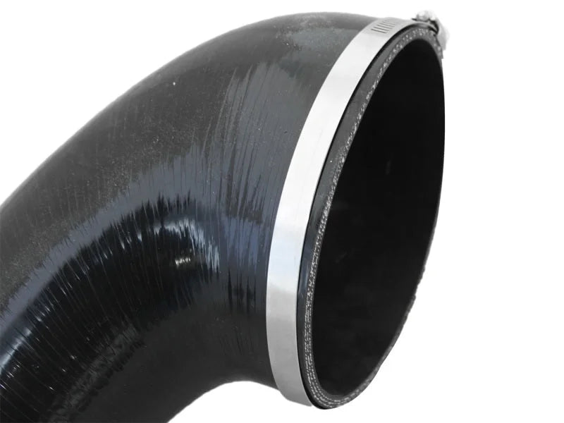 aFe MagnumFORCE Intakes Torque Booster Tube BMW M3 (E46) 01-07 L6-3.2L Black Upgrade 51/54-10461 - Back View