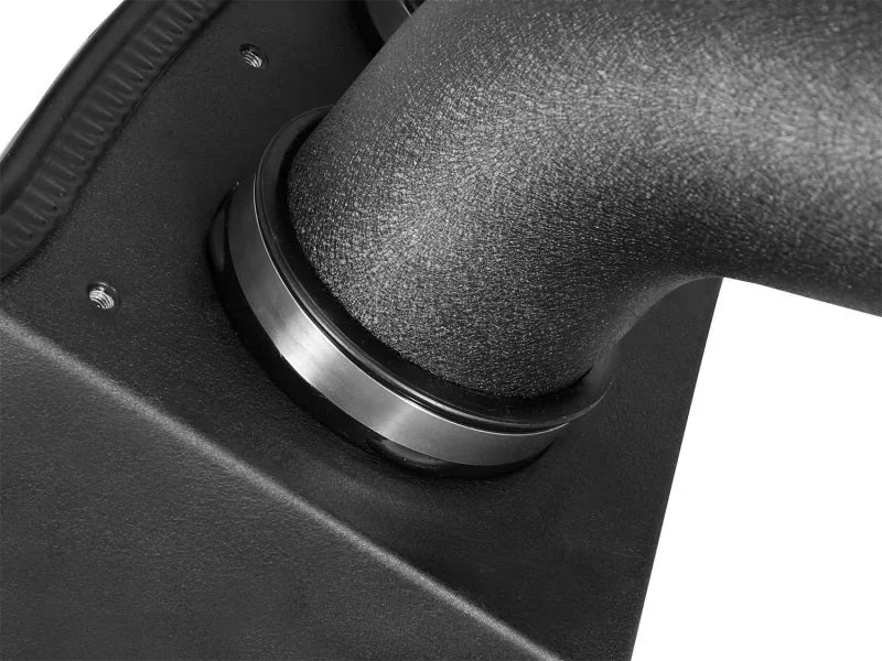 aFe MagnumFORCE Pro 5R Stage-2 XP Intake System 16 Ford F-150 EcoBoost V6-2.7L/3.5L (tt) (Blk) - Side View