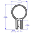 Load image into Gallery viewer, aFe MagnumFORCE Spare Parts Trim Seal Kit (1/16IN X 3/4IN) x 36IN L - Back View