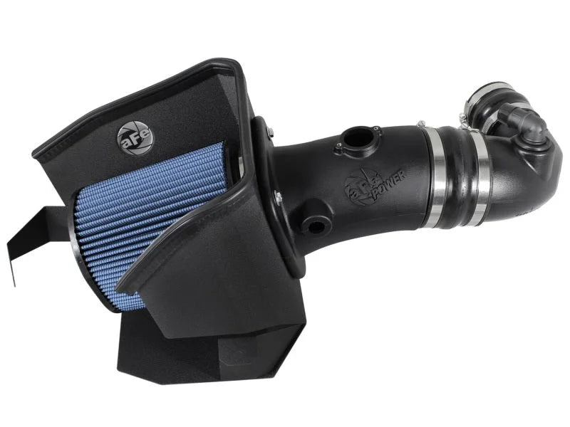 aFe MagnumFORCE Stage-2 Pro 5R Air Intake System Ford Diesel Trucks 08-10 V8-6.4L (td) - Side View