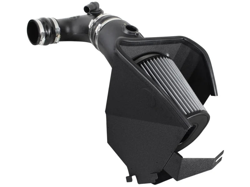 aFe MagnumFORCE Stage-2 Pro DRY S Air Intake System Ford Diesel Trucks 08-10 V8-6.4L (td) - Side View