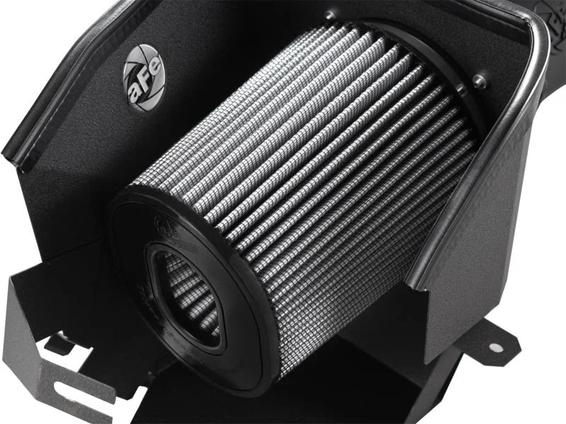 aFe MagnumFORCE Stage-2 Pro DRY S Air Intake System Ford Diesel Trucks 08-10 V8-6.4L (td) - Back View