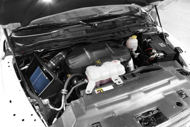 aFe MagnumFORCE XP Air Intake System Stage-2 PRO 5R 2014 Dodge RAM 1500 V6 3.0L Truck (EcoDiesel) - Side View