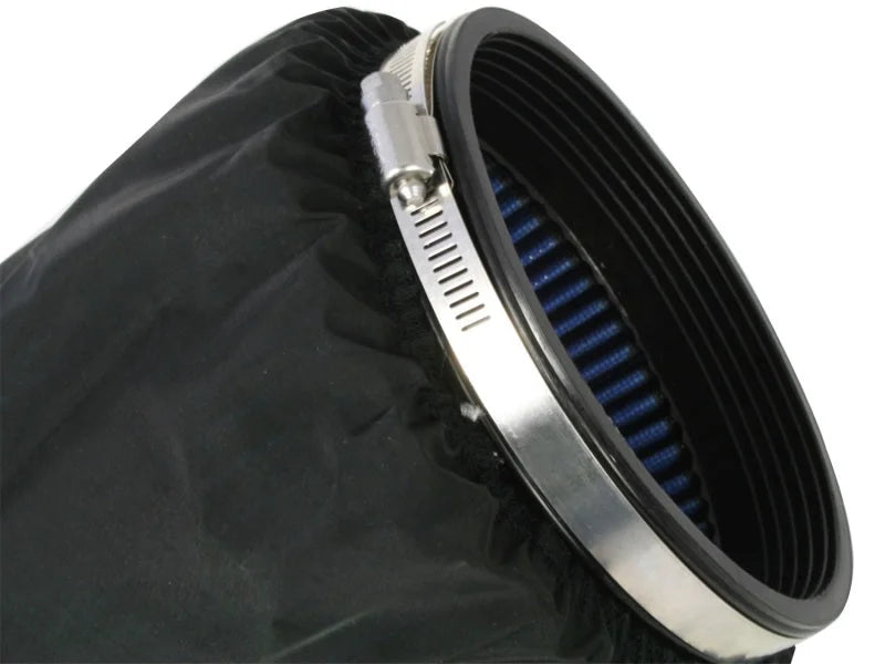 aFe MagnumSHIELD Pre-Filters P/F 2x-90015/23 2x-91007/8/22 (Black) - Side View