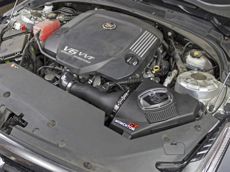 aFe Momentum Air Intake System PRO Dry S Stage-2 13-16 Cadillac ATS 3.6L V6 - Side View