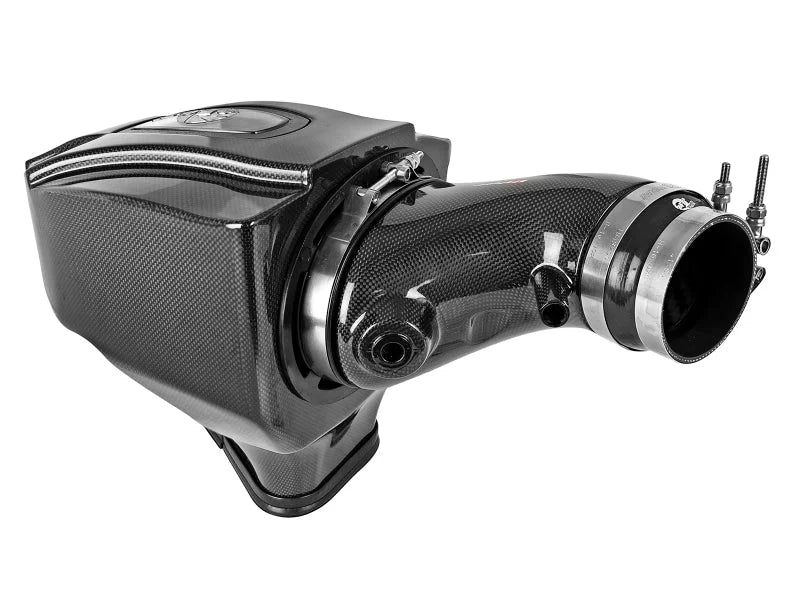 aFe Momentum Black Series Carbon Fiber Pro 5R Air Intake System 11-19 Dodge Charger SRT8 6.4L - Additional View 5