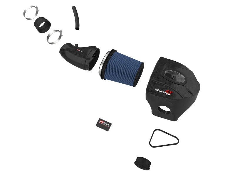 aFe Momentum Black Series Carbon Fiber Pro 5R Air Intake System 11-19 Dodge Charger SRT8 6.4L - Additional View 7