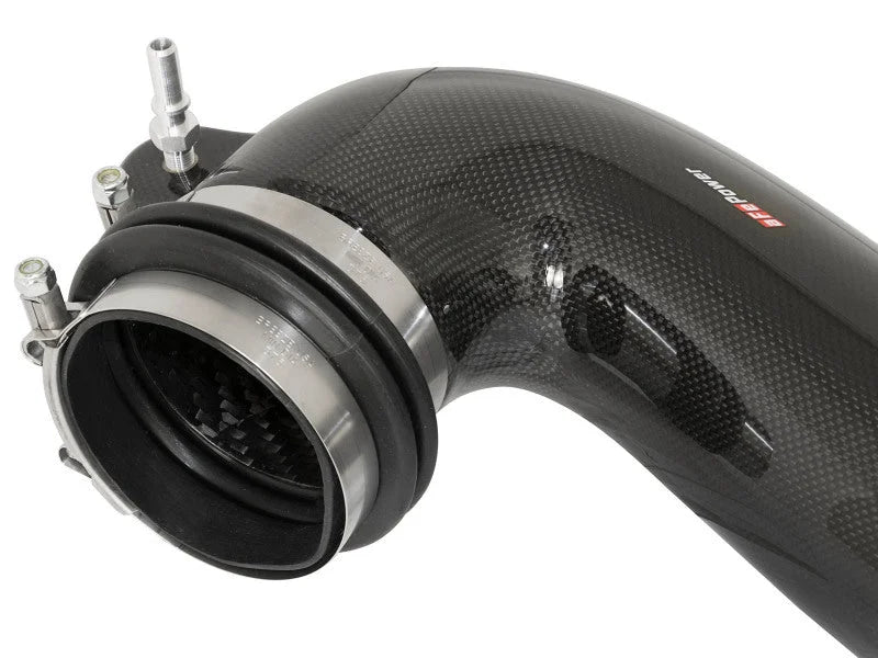 aFe Momentum Carbon Fiber Cold Air Intake System PDS/P5R 15-16 Chevrolet Corvette Z06 V8-6.2L - Installation View
