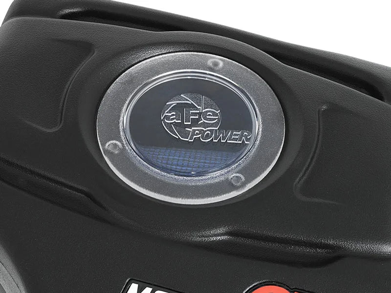 aFe Momentum Cold Air Intake System Replacement Sight Window - Round Clear - Side View