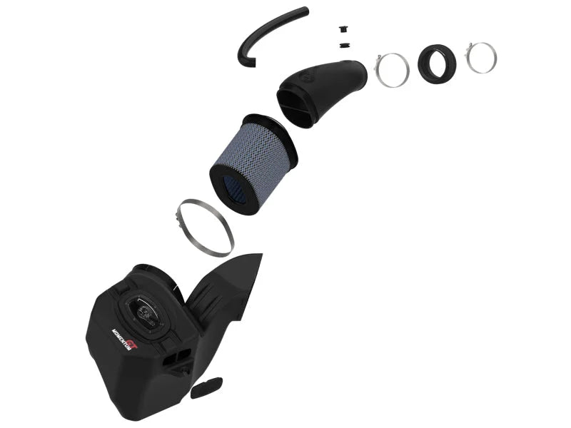 aFe Momentum Cold Air Intake System w/Pro 5R Filter 19 Dodge Ram 2500/300 V8-6.4L - Side View