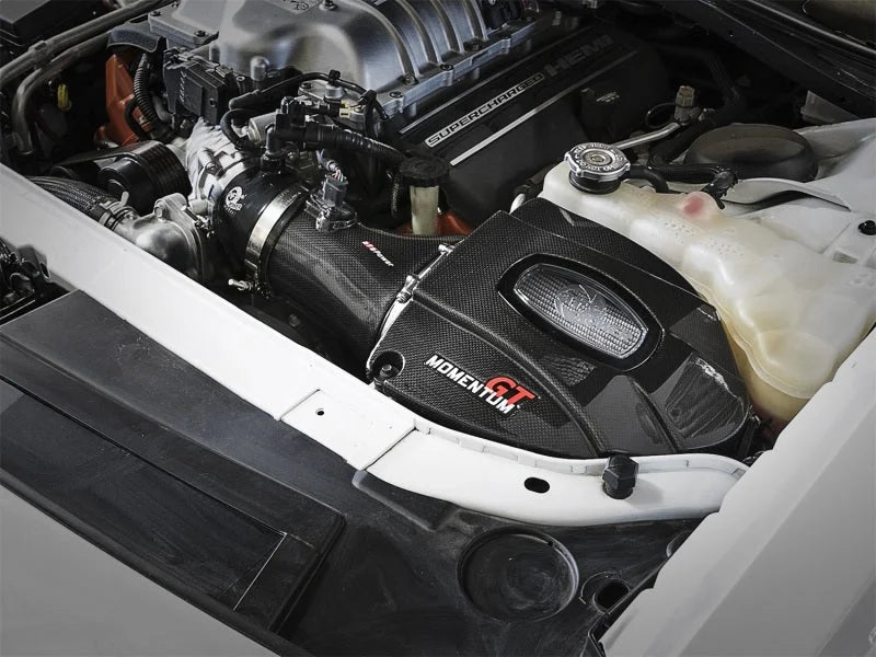 aFe Momentum GT Black Series Carbon Fiber CAIS 15-16 Dodge Challenger SRT Hellcat V8-6.2L (sc) - Side View