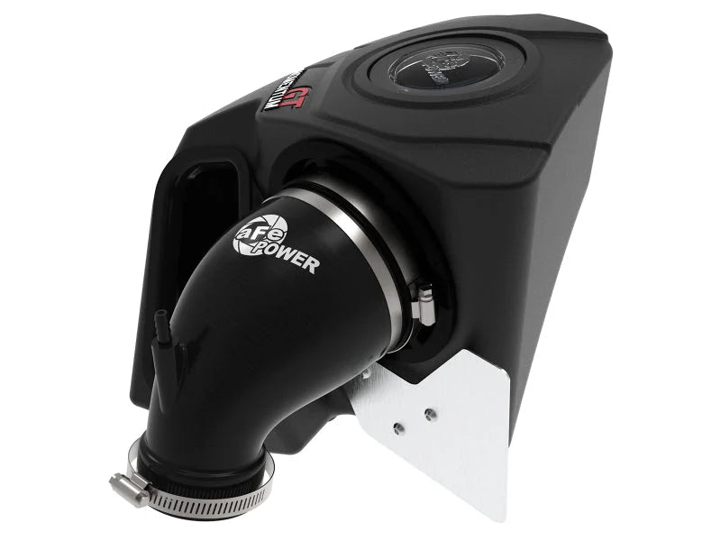 aFe Momentum GT Cold Air Intake System w/ Pro 5R Media Audi A4/Quattro (B9) 16-19 I4-2.0L (t) - Side View