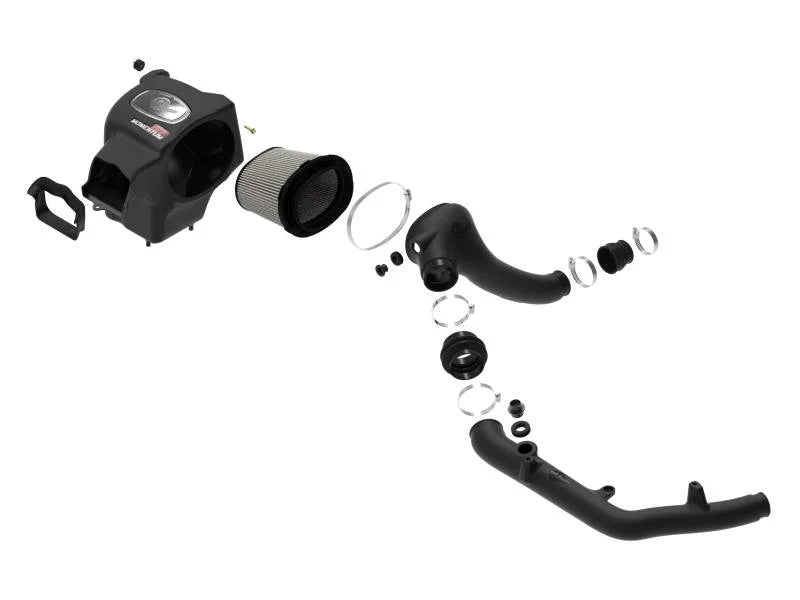 aFe Momentum GT Cold Air Intake System w/ Pro DRY S Filter Ford Bronco 2021 V6-2.7L (tt) - Additional View 7