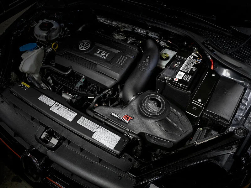 aFe Momentum GT Cold Air Intake System w/ Pro DRY S Media - 15-18 Volkswagen Golf R - Side View
