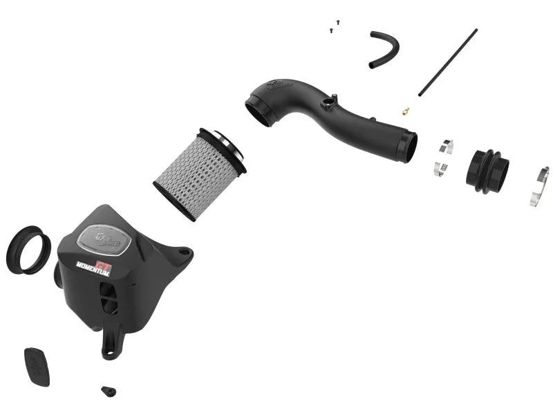 aFe Momentum GT Cold Air Intake System w/ Pro DRY S Filter fits 15-25 Toyota Hilux V6-4.0L - Back View