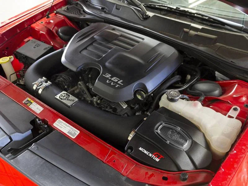 aFe Momentum GT Dry S Stage-2 Intake System 11-15 Dodge Challenger/Charger V6-3.6L - Side View