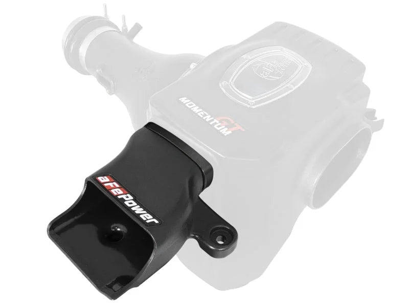 aFe Momentum GT Dynamic Air Scoop 17-18 Nissan Titan V8 5.6L - Back View