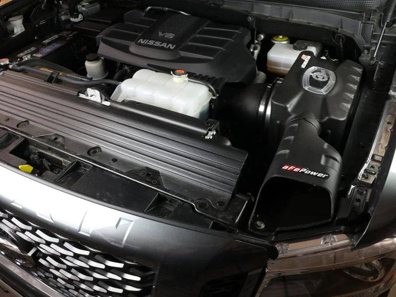 aFe Momentum GT Dynamic Air Scoop 17-19 Nissan Titan XD V8-5.6L - Side View