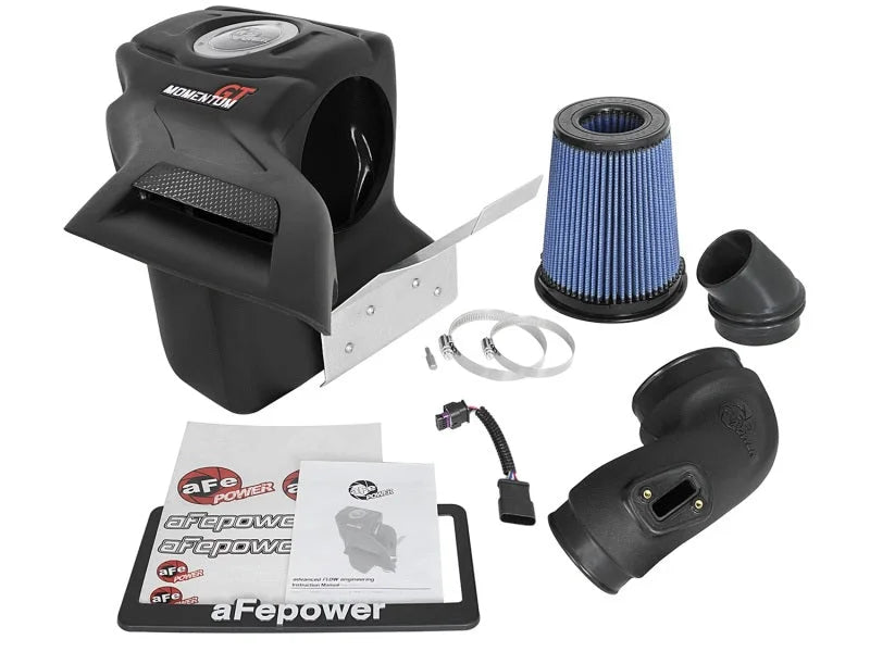 aFe Momentum GT Intakes Stage-2 P5R AIS 9-16 Audi A4 (B8) L4-2.0L - Side View