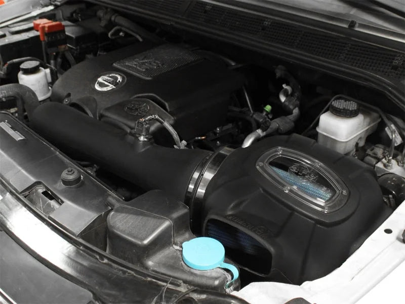 aFe Momentum GT PRO 5R Stage-2 Intake System, Nissan Titan 04-13 V8-5.6L - Side View