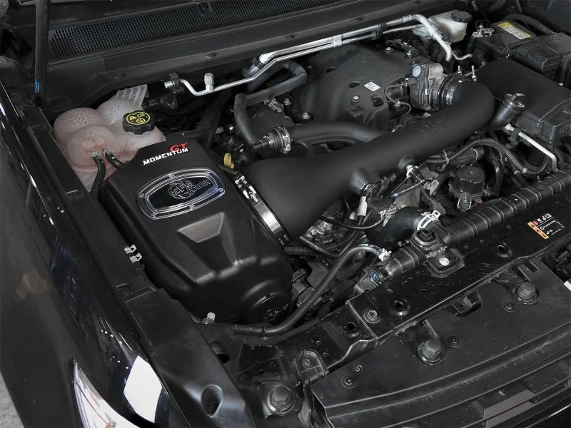 aFe Momentum GT PRO 5R Stage-2 Si Intake System, GM Silverado/Sierra 17-19 V6 3.6L - Side View