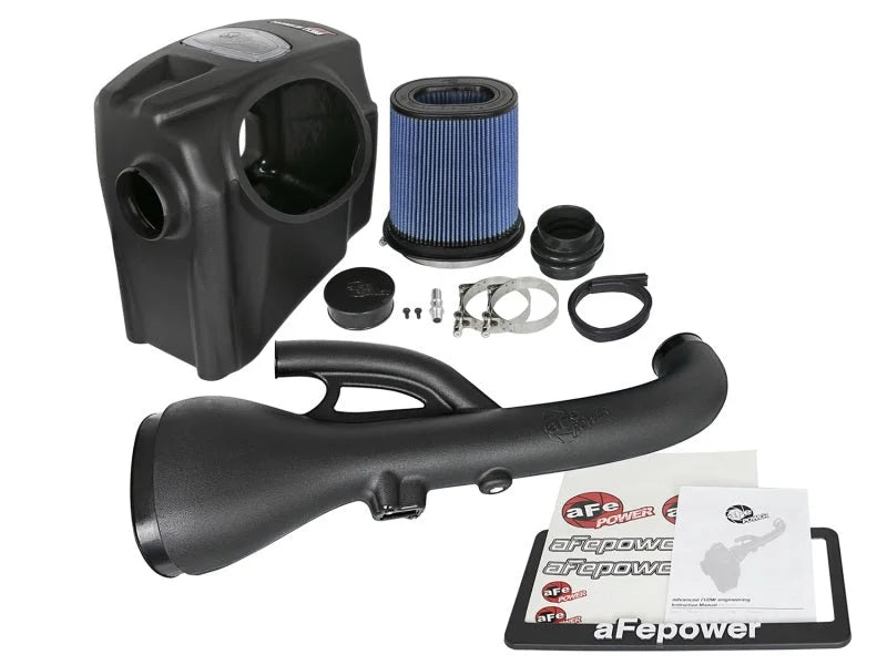 aFe Momentum GT PRO 5R Stage-2 Si Intake System, GM Silverado/Sierra 17-19 V6 3.6L - Back View