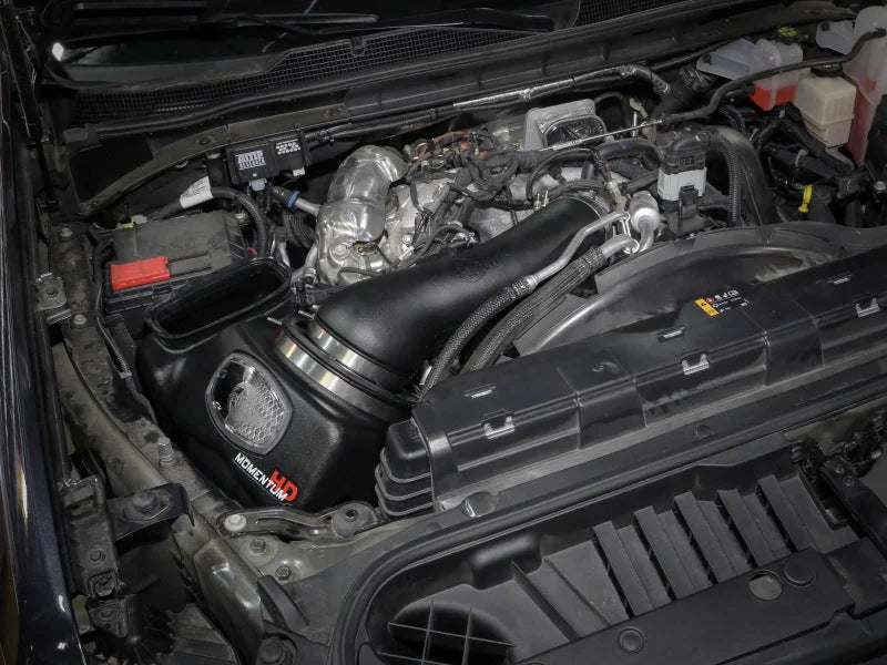 aFe Momentum GT PRO DRY S Intake System 2020 GM Diesel Trucks 2500/3500 V8-6.6L (L5P) - Side View