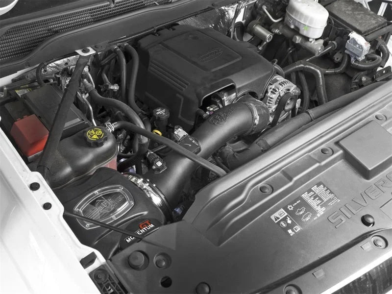 aFe Momentum GT PRO DRY S Stage-2  Intake System 09-16 GM Silverado/Sierra 2500/3500HD 6.0L V8 - Side View