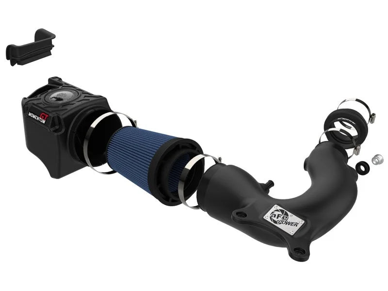 aFe Momentum GT Pro 5R CAI System 12-18 Jeep Wrangler (JK) V6-3.6L (Only Models w/Sprintex S/C) - Back View