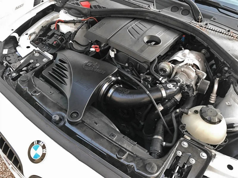 aFe Momentum GT Pro 5R Cold Air Intake System 11-15 BMW 116i/118i (F20/21) L4-1.6L (t) N13 - Side View