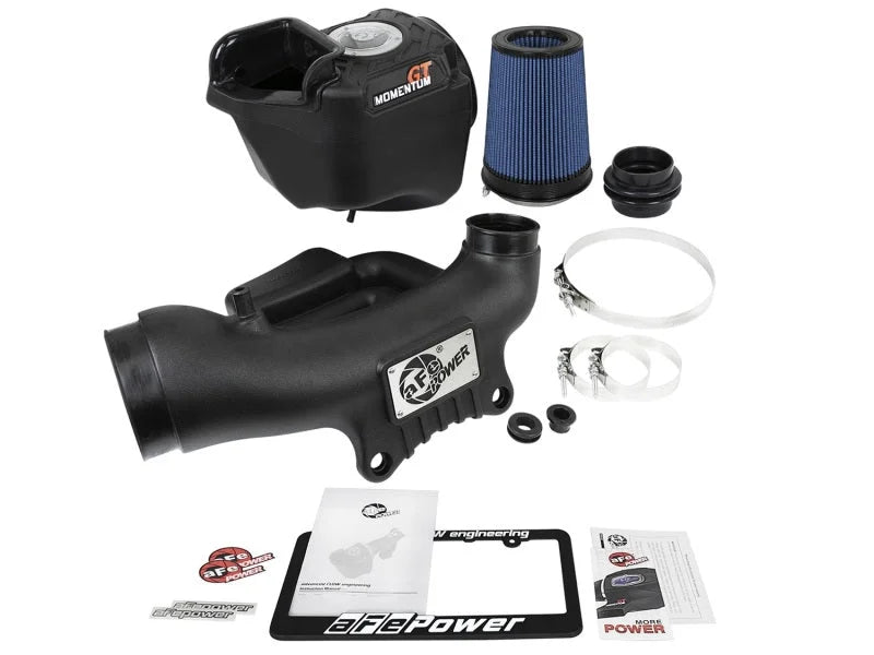aFe Momentum GT Pro 5R Cold Air Intake System 12-18 Jeep Wrangler JK V6 3.6L - Back View