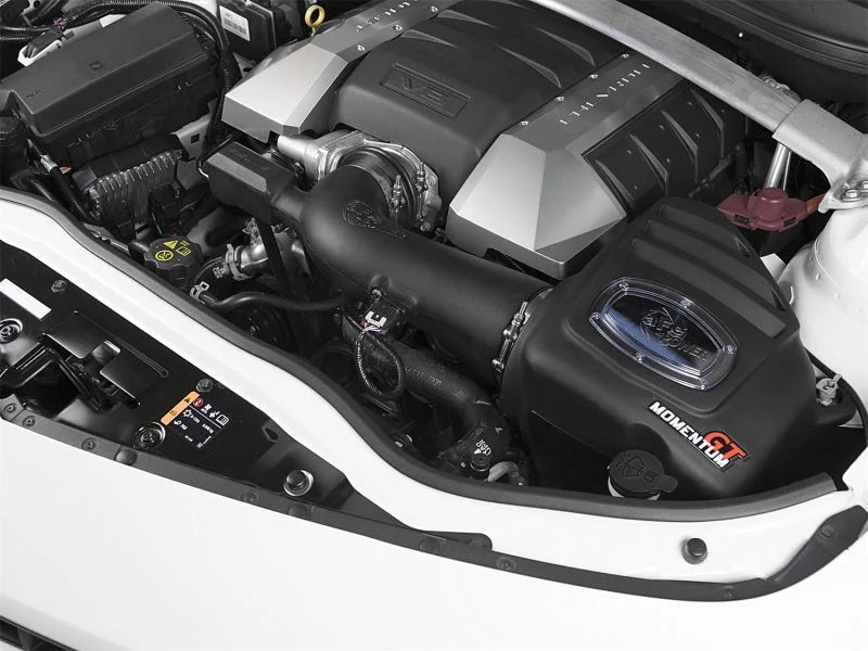 aFe Momentum GT Pro 5R Cold Air Intake System 13-15 Chevrolet Camaro SS V8-6.2L - Side View