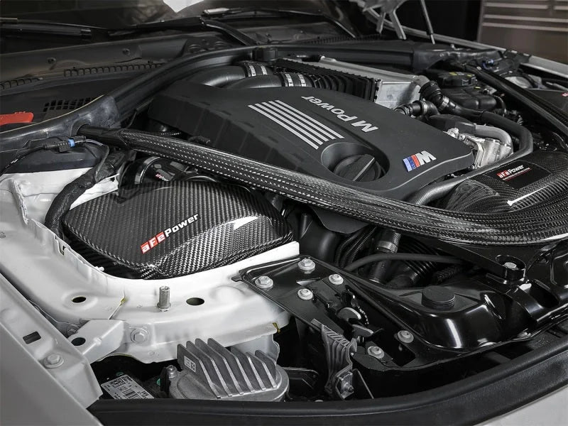 aFe Momentum GT Pro 5R Cold Air Intake System 15-17 BMW M3/M4 S55 (tt) - Side View