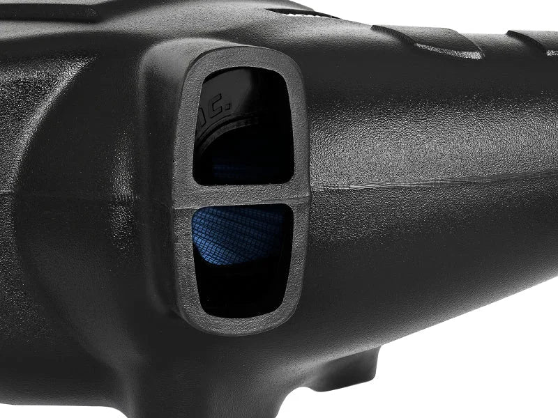 aFe Momentum GT Pro 5R Cold Air Intake System 17-20 Nissan Patrol L6 4.8L - Back View