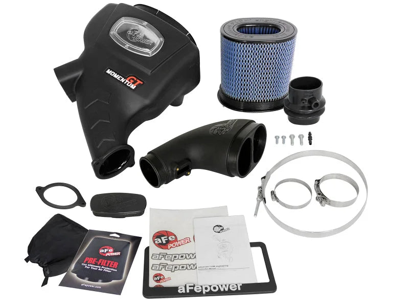 aFe Momentum GT Pro 5R Cold Air Intake System 17-20 Nissan Patrol L6 4.8L - Installation View