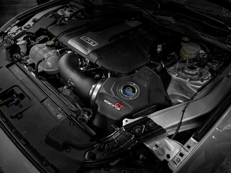 aFe Momentum GT Pro 5R Cold Air Intake System 18-19 Ford Mustang GT 5.0L V8 - Side View