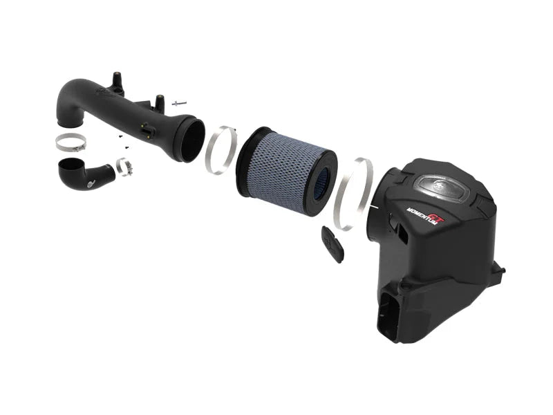 aFe Momentum GT Pro 5R Cold Air Intake System 19 GM Silverado/Sierra 1500 V6-2.7L (t) - Installation View